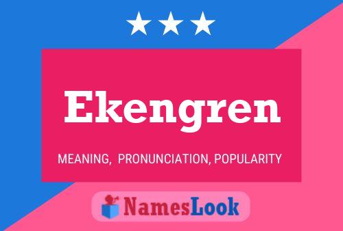 ملصق اسم Ekengren