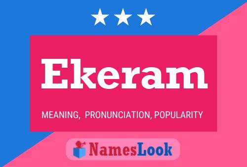 ملصق اسم Ekeram