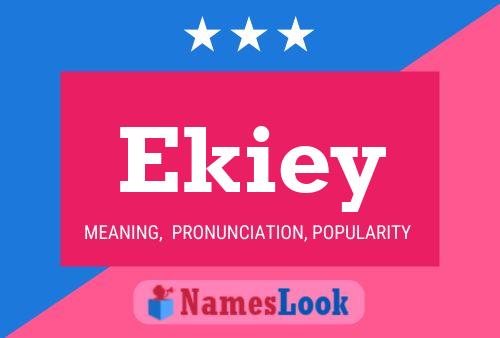 ملصق اسم Ekiey