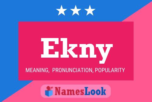 ملصق اسم Ekny