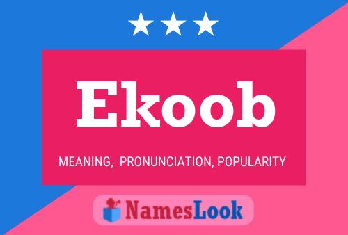 ملصق اسم Ekoob