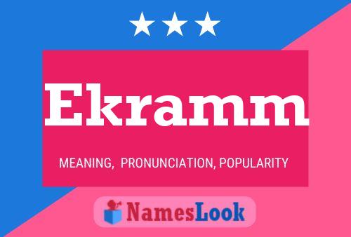 ملصق اسم Ekramm