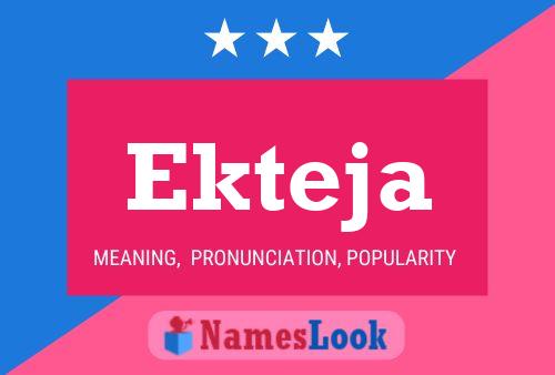 ملصق اسم Ekteja