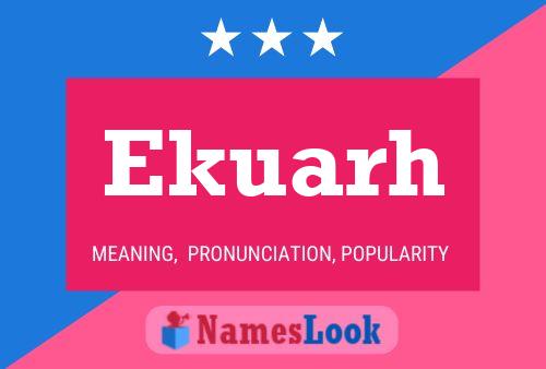 ملصق اسم Ekuarh