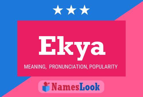 ملصق اسم Ekya