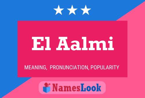 ملصق اسم El Aalmi