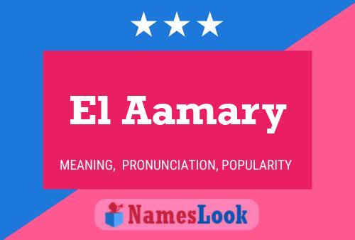 ملصق اسم El Aamary