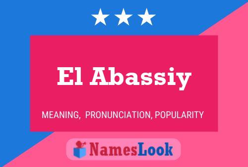 ملصق اسم El Abassiy