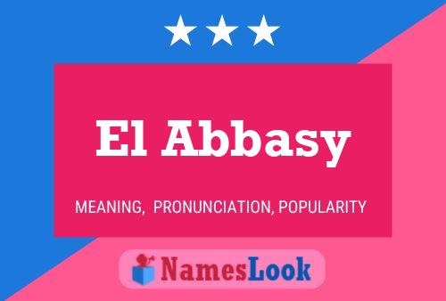 ملصق اسم El Abbasy