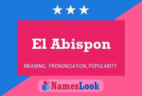 ملصق اسم El Abispon