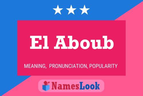 ملصق اسم El Aboub