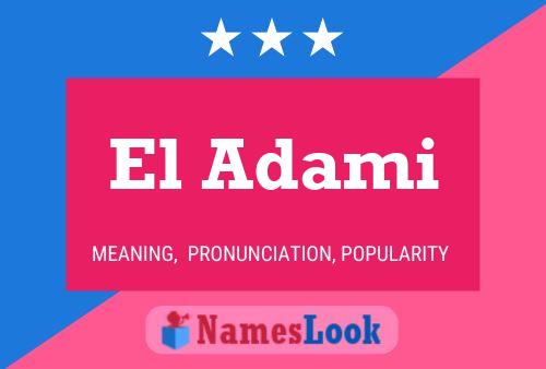 ملصق اسم El Adami