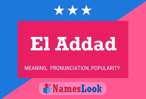 ملصق اسم El Addad