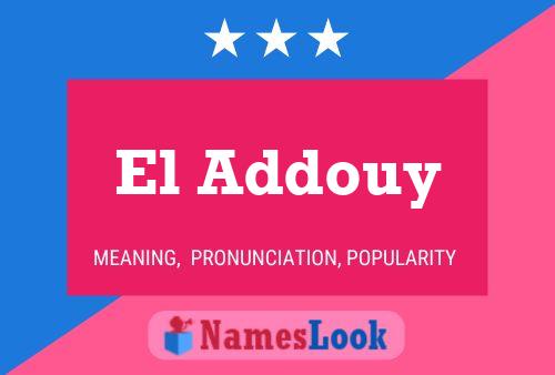 ملصق اسم El Addouy