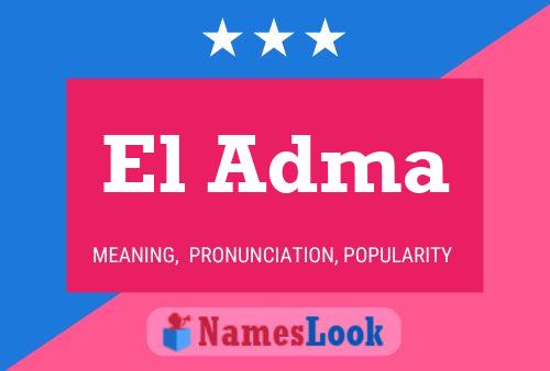 ملصق اسم El Adma