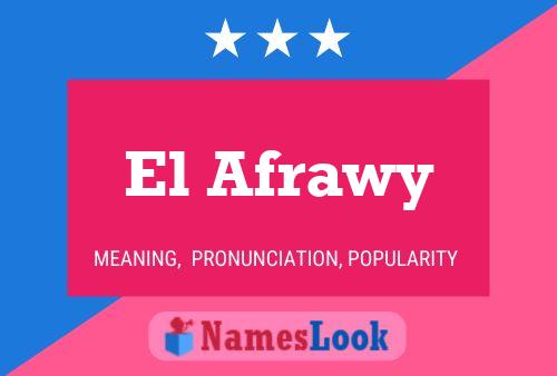 ملصق اسم El Afrawy