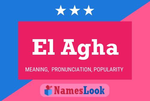 ملصق اسم El Agha