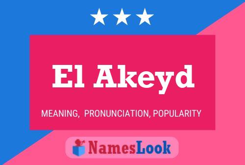 ملصق اسم El Akeyd