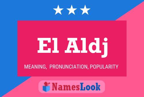 ملصق اسم El Aldj