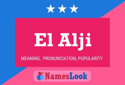 ملصق اسم El Alji