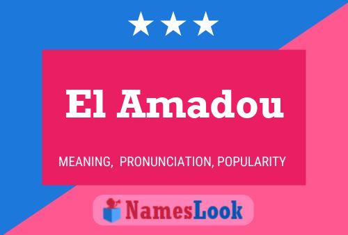 ملصق اسم El Amadou