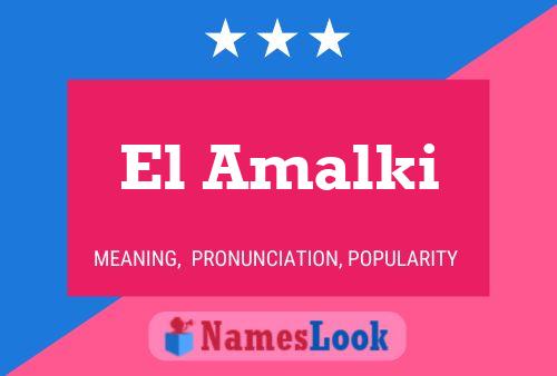 ملصق اسم El Amalki