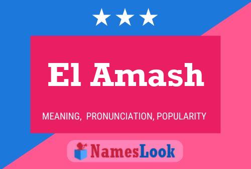 ملصق اسم El Amash