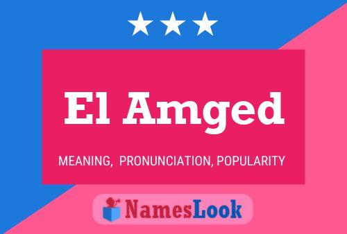 ملصق اسم El Amged