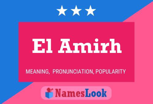 ملصق اسم El Amirh