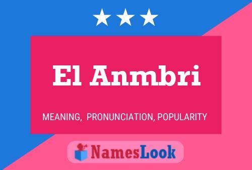 ملصق اسم El Anmbri