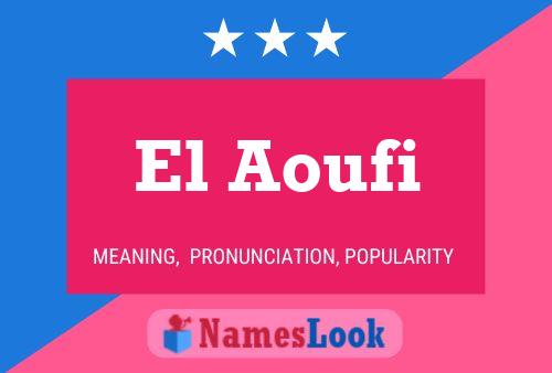 ملصق اسم El Aoufi