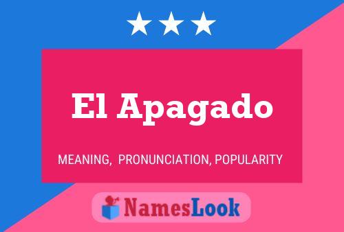 ملصق اسم El Apagado