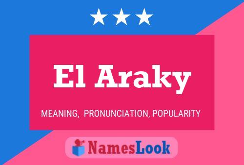 ملصق اسم El Araky