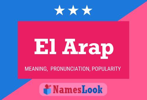 ملصق اسم El Arap