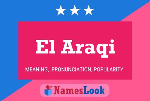 ملصق اسم El Araqi