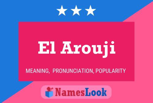 ملصق اسم El Arouji