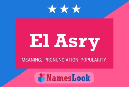 ملصق اسم El Asry