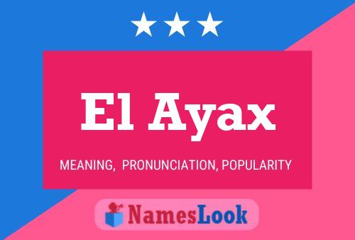 ملصق اسم El Ayax