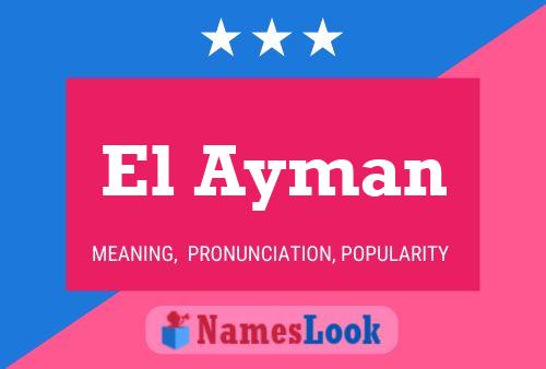 ملصق اسم El Ayman