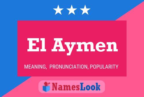 ملصق اسم El Aymen