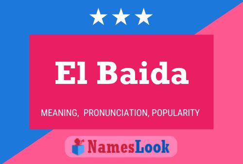 ملصق اسم El Baida