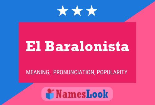 ملصق اسم El Baralonista