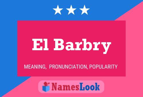 ملصق اسم El Barbry