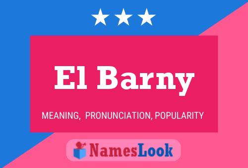 ملصق اسم El Barny