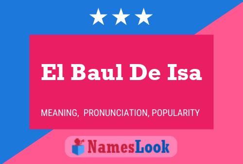 ملصق اسم El Baul De Isa