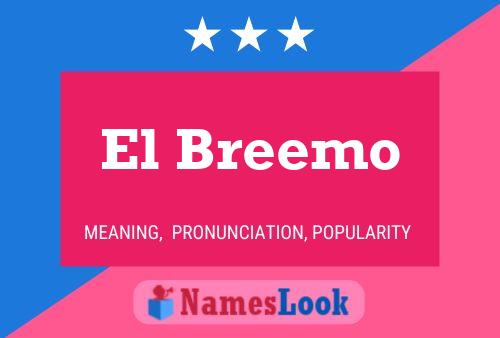 ملصق اسم El Breemo