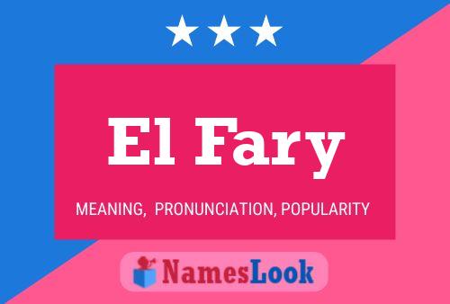 ملصق اسم El Fary