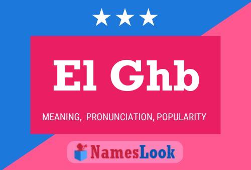 ملصق اسم El Ghb