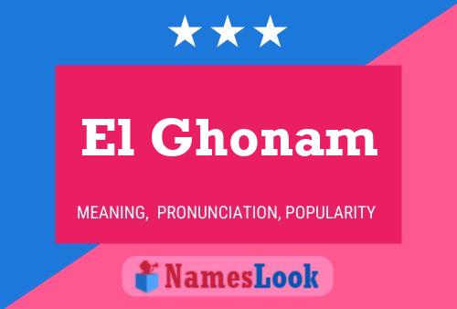 ملصق اسم El Ghonam