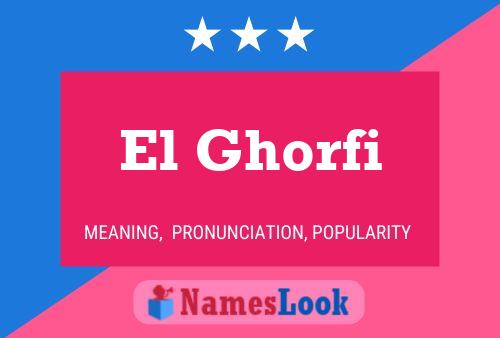 ملصق اسم El Ghorfi